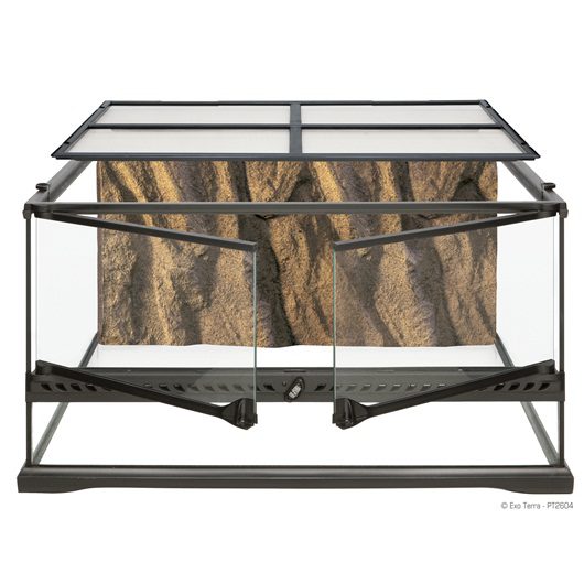 Exo Terra Glass Terrarium, Medium, Low, 60 x 45 x 30 cm (24 x 18 x 12 in)