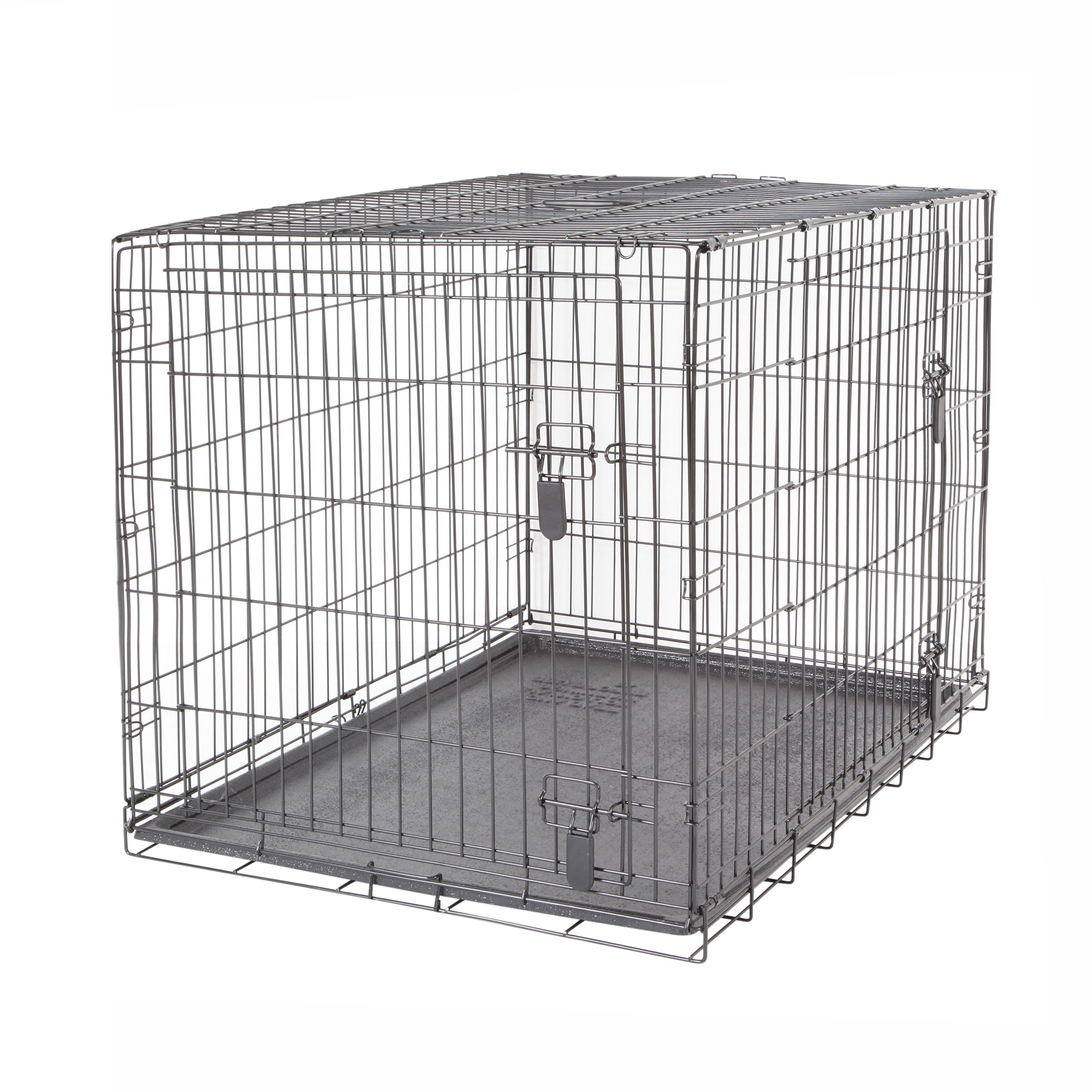 Cage grillagée Dogit à 2 portes avec divisions, très très grande, 122,5 x 74,5 x 80,5 cm (48 x 29,3 x 31,5 po)